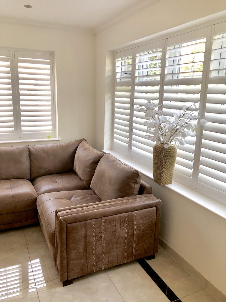 White window shutters