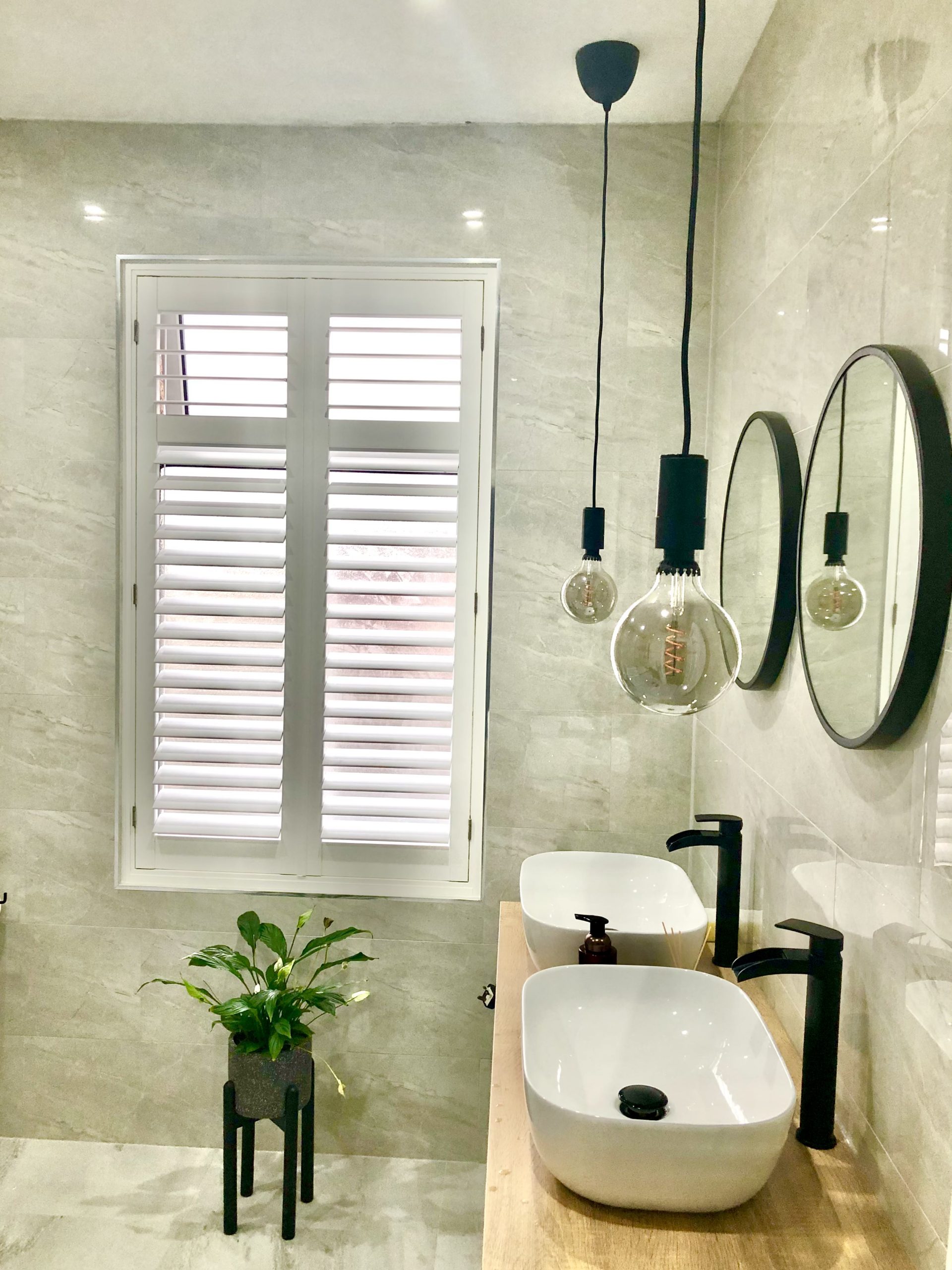 full-height shutters enfiled